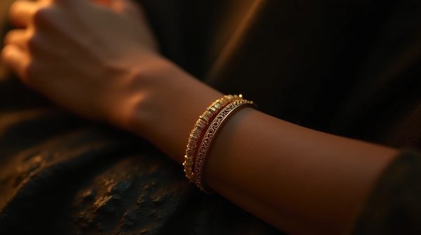 Bague dorée en pierre noire : élégance et mystère à porter